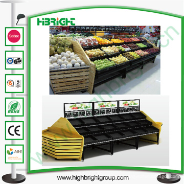 Supermercado Display Shelf para verduras y frutas